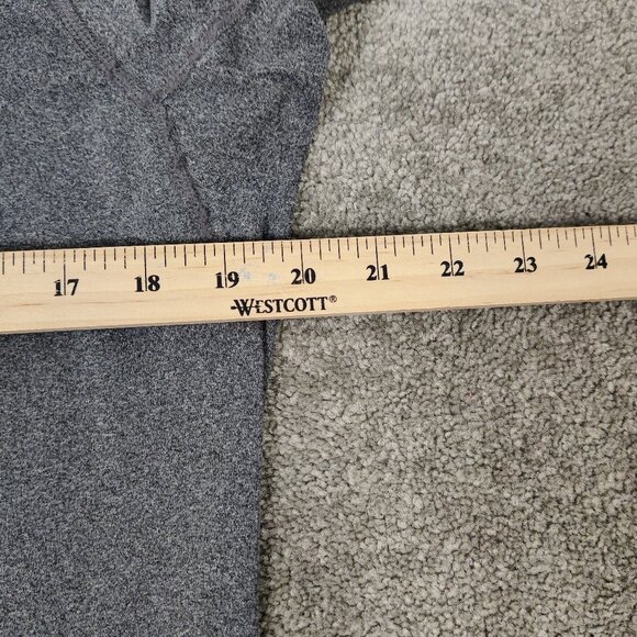 Nike Running Dri-Fit Men's Athletic Tee Sz S Gray Thumb Loops Activewear Workout - Picture 8 of 9